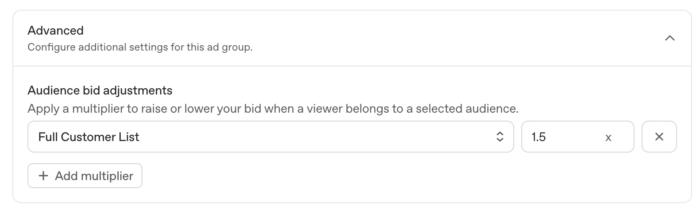 Bid Multipliers ChatGPT Ads