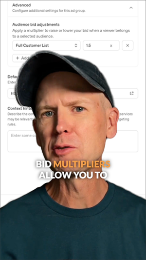 Bid Multipliers for ChatGPT Ads