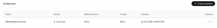ChatGPT Ads Custom Audiences