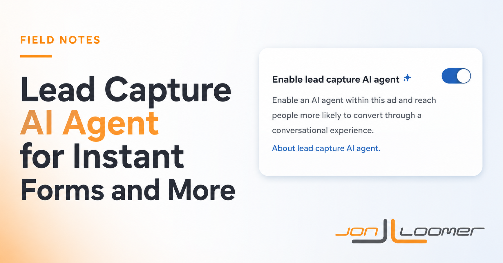 Lead Capture AI Agent for Instant Forms and More