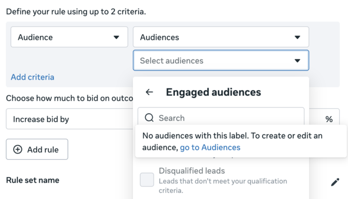 Exclusion-Only Custom Audience Value Rule