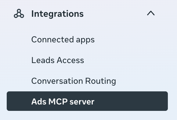 Meta Ads MCP Server Integrations