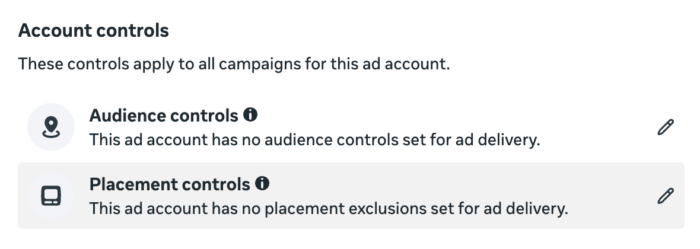 Placement Controls