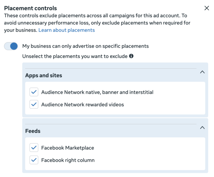 Placement Controls