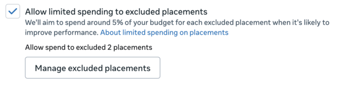 Excluded Placements