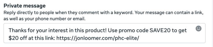 Reply to Keywords