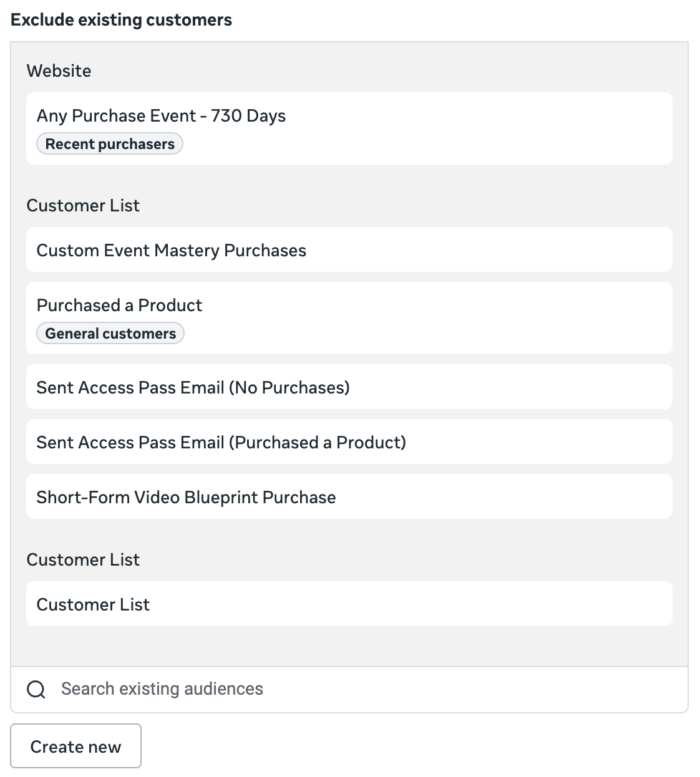 Customer Lifecycle Strategy Excluded Customers