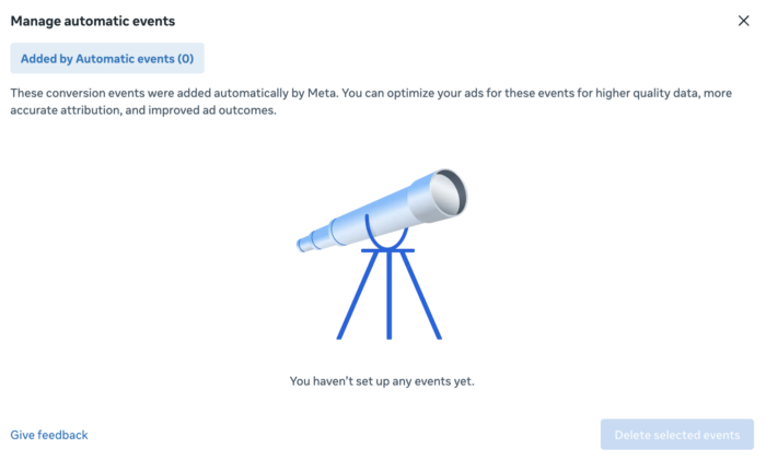 Manage Automatic Events