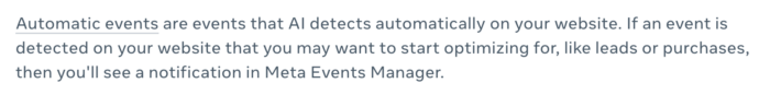 Automatic Events