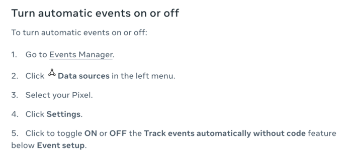 Track events automatically without code