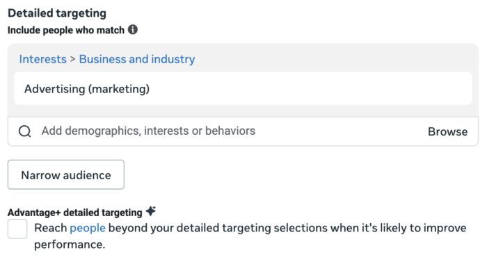 Detailed Targeting