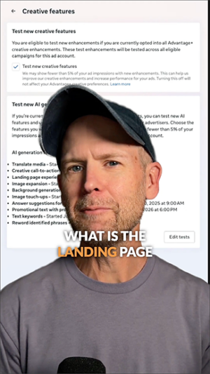 What is the Landing Page Experience Enhancement?
