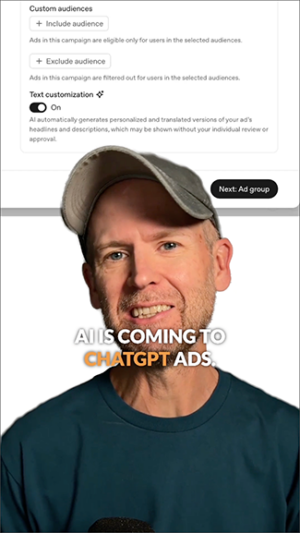 Text Customization ChatGPT Ads AI Enhancement