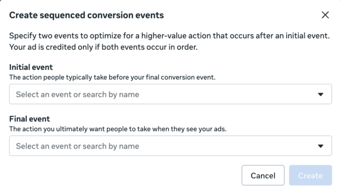 Meta Ads Sequenced Events