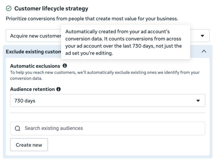 Automatically created: Customers from your conversion data (730 days)