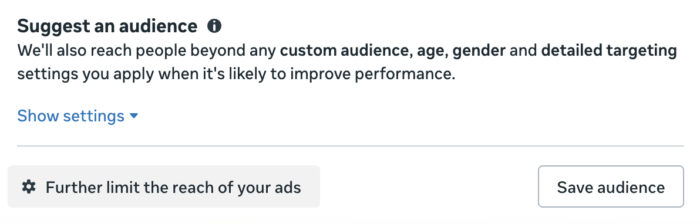 Further Limit the Reach of Your Ads