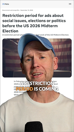 Restriction Period for Political Ads in the US